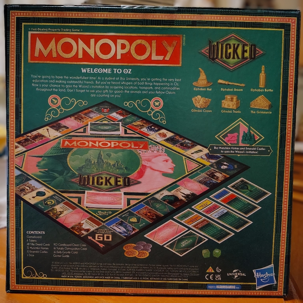 Monopoly Wicked Board Game - Picture 2 of 2